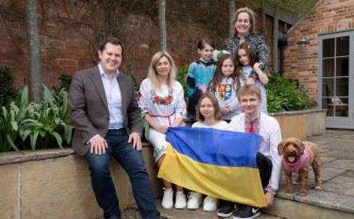 Британский политик приютил семью беженцев из Украины