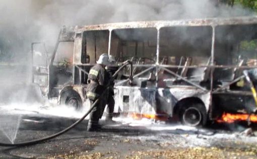 В Крыму сгорел автобус, перевозивший 37 детей