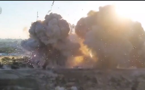 Гигантский взрыв: ЦАХАЛ уничтожил базу в Газе, где производилось оружие
