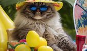 Хочу быть котиком: нейросеть показала котов в отпуске. Фото | Фото 5