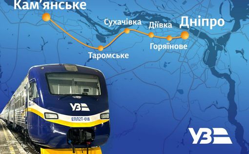Із Дніпра до Кам'янського домчить Dnipro City Express: розклад