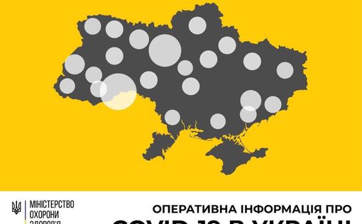 Спад новых случаев COVID-19 в Украине