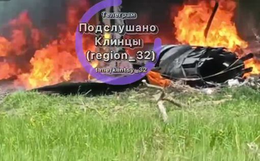 Рухнул не только вертолет: в Брянской области полыхает Су-34
