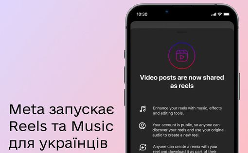 Instagram Reels и Music теперь доступны в Украине