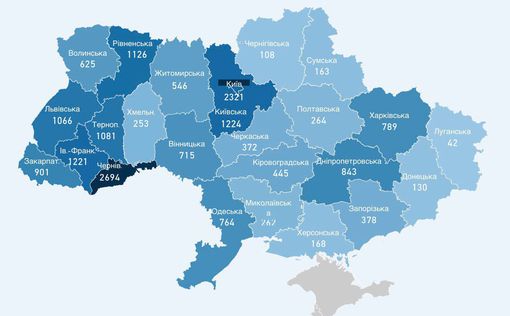 СOVID-19: в Украине за сутки 325 новых случаев инфицирования