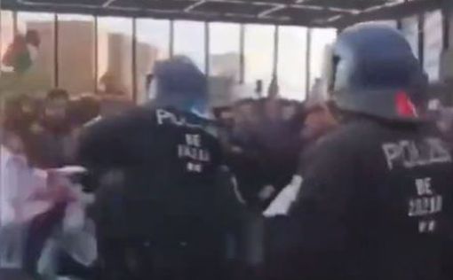В Берлине полиция жестко разогнала пропалестинских "демонстрантов" - надоели