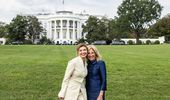 Первые леди Украины и США на лужайке Белого дома. Фото | Фото 2